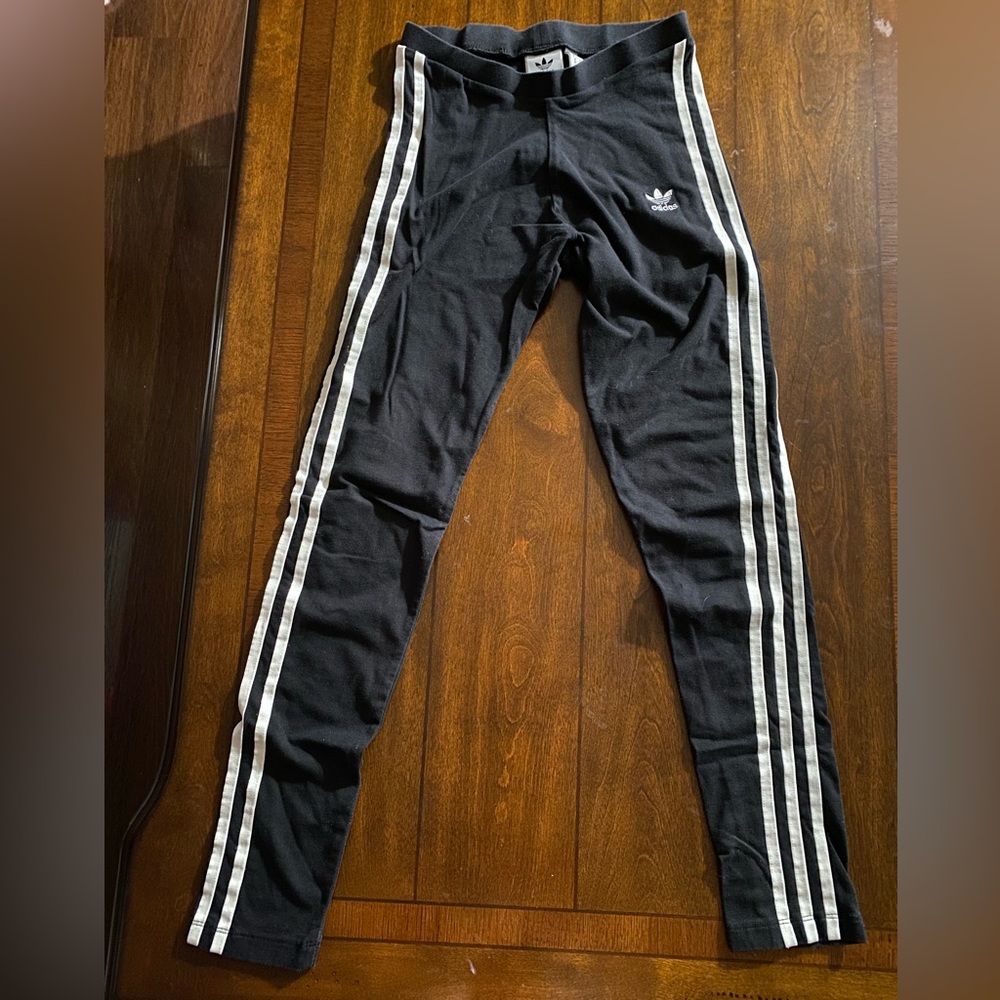 Adidas 3 Stripes Tight in Black/Noir XS